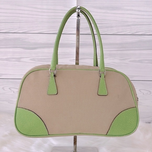 Prada Handbags - Prada Canvas Bowling Bag